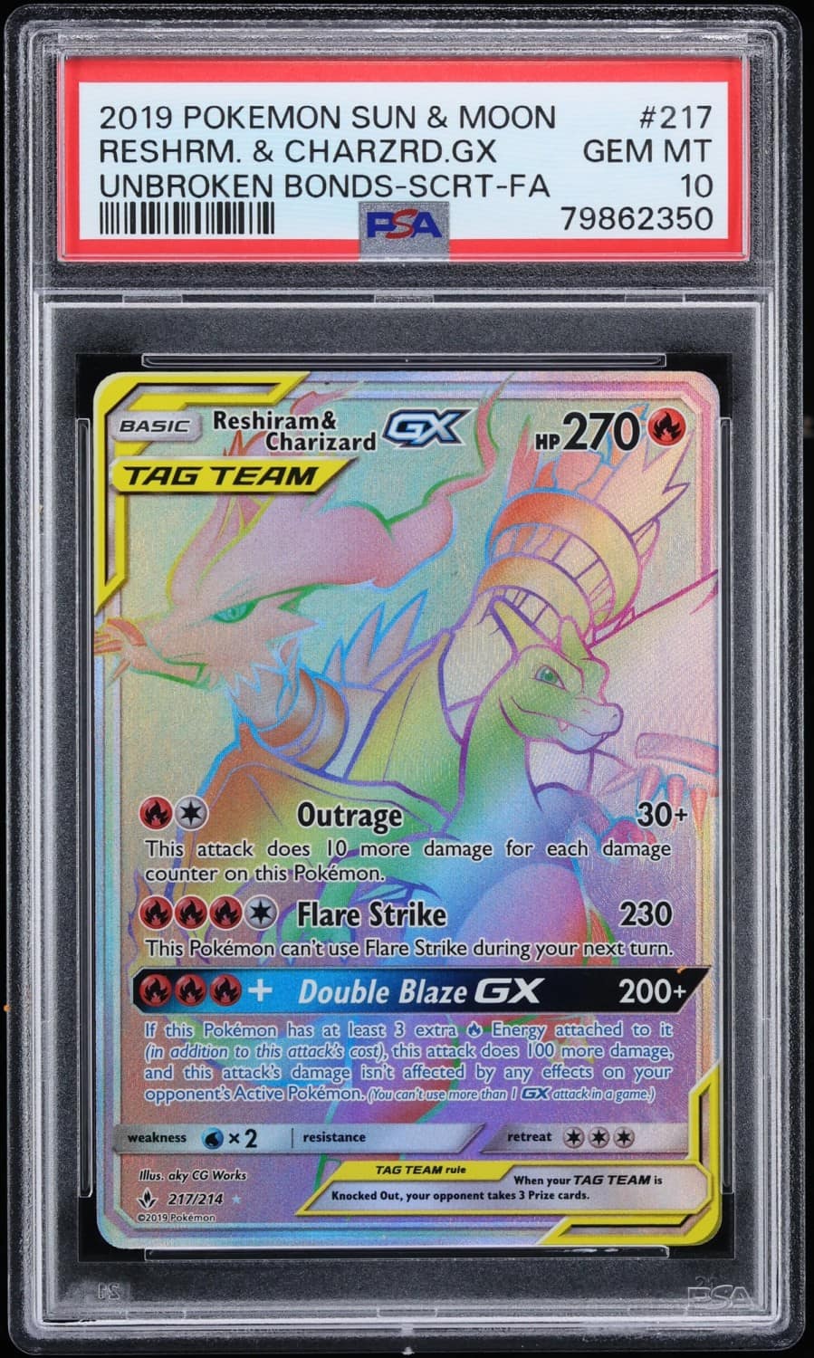 Reshiram & Charizard Gx