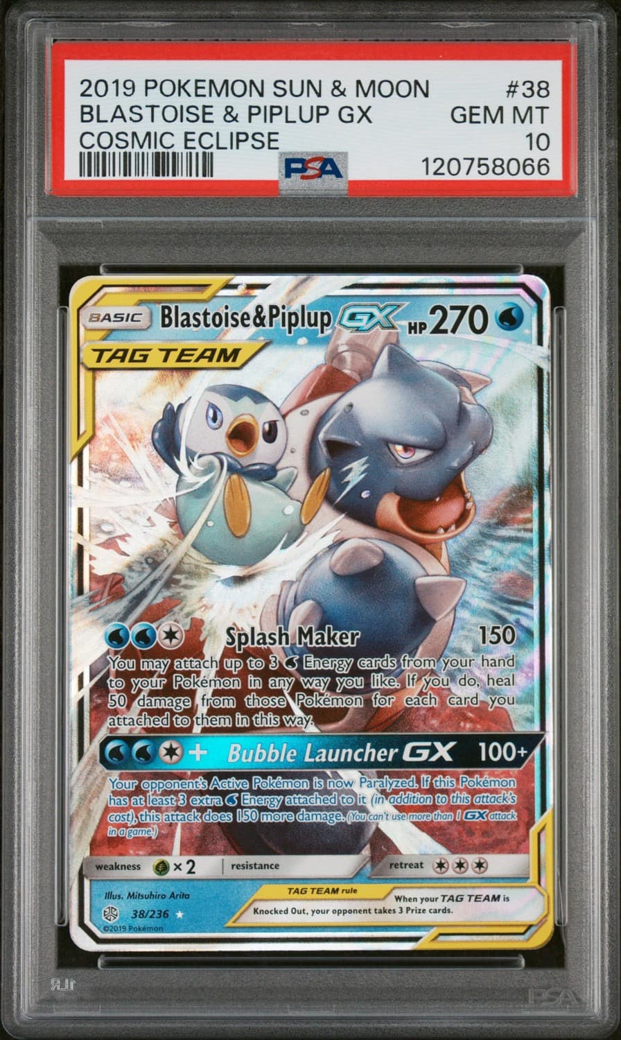 Blastoise & Piplup Gx