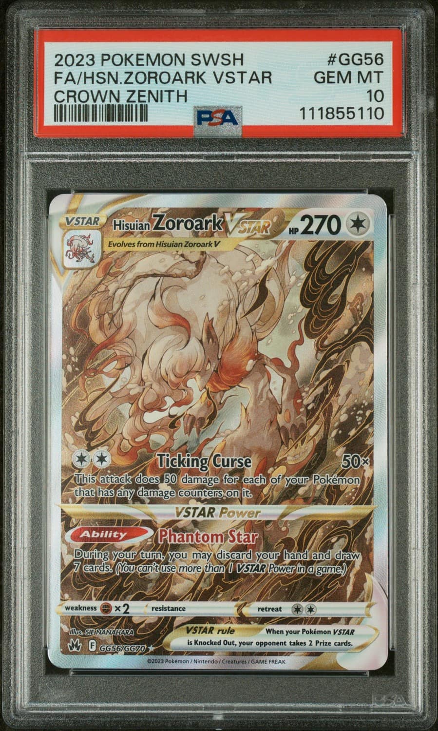 Hisuian Zoroark Vstar