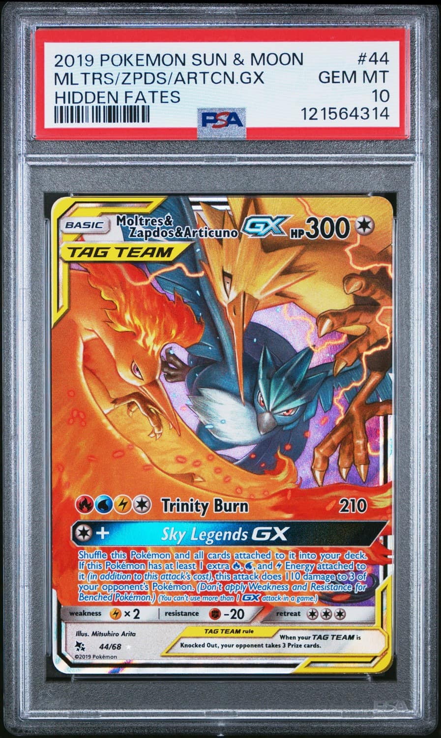 Moltres & Zapdos & Articuno Gx