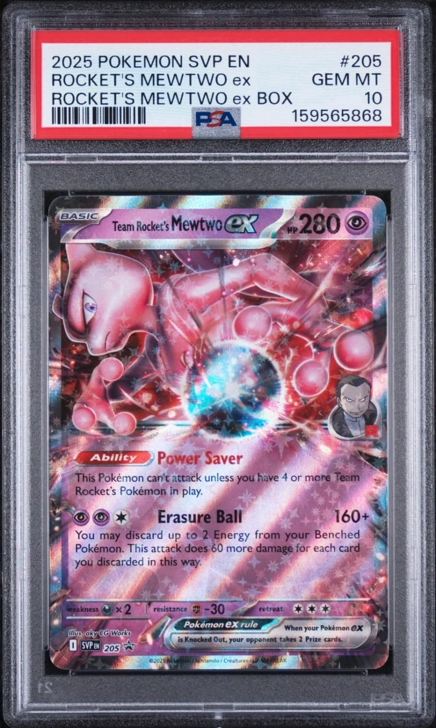 Rocket'S Mewtwo Ex