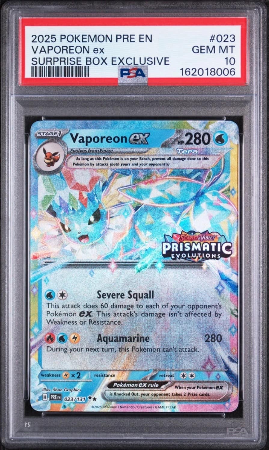 Vaporeon Ex
