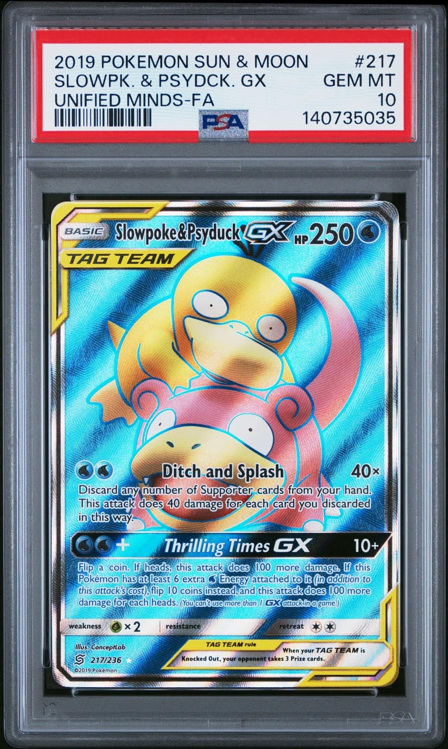 Slowpoke & Psyduck Gx