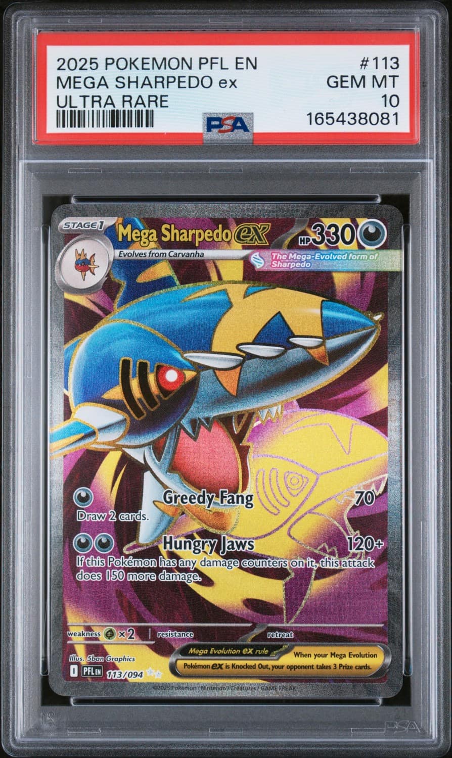 Mega Sharpedo Ex