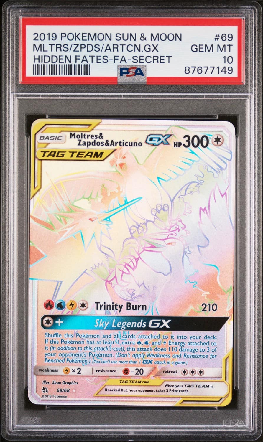 Moltres & Zapdos & Articuno Gx