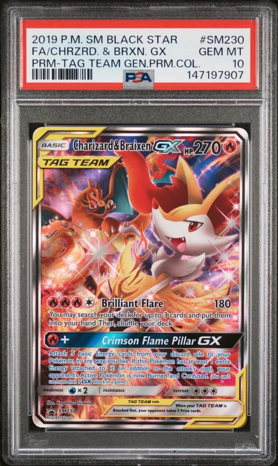 Charizard & Braixen Gx