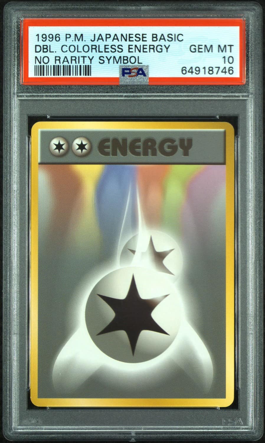 Double Colorless Energy