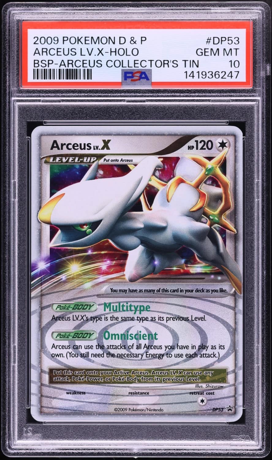 Arceus Collector'S Tin
