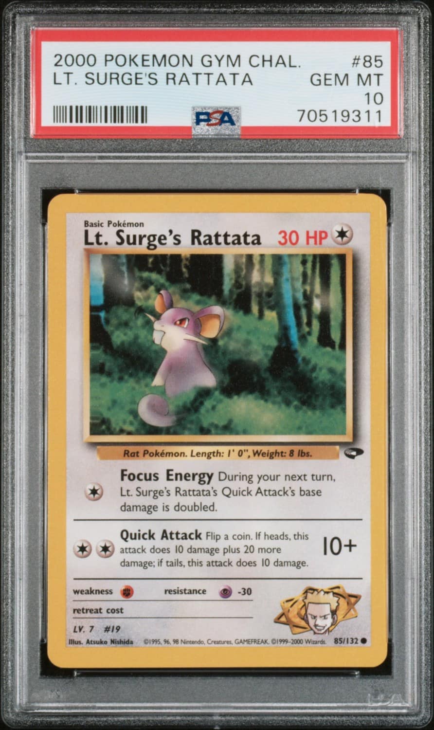 Lt. Surge'S Rattata