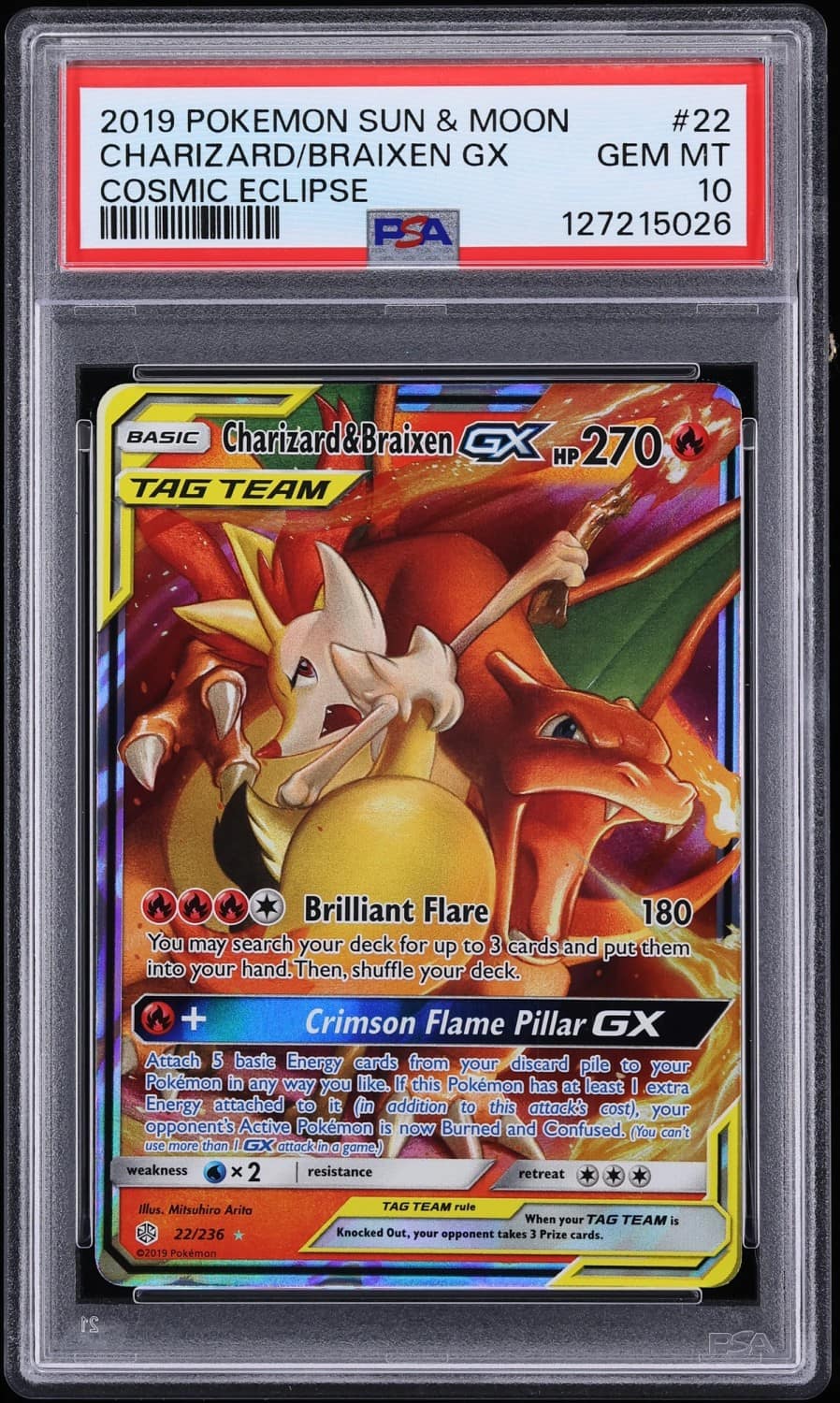 Charizard/braixen Gx