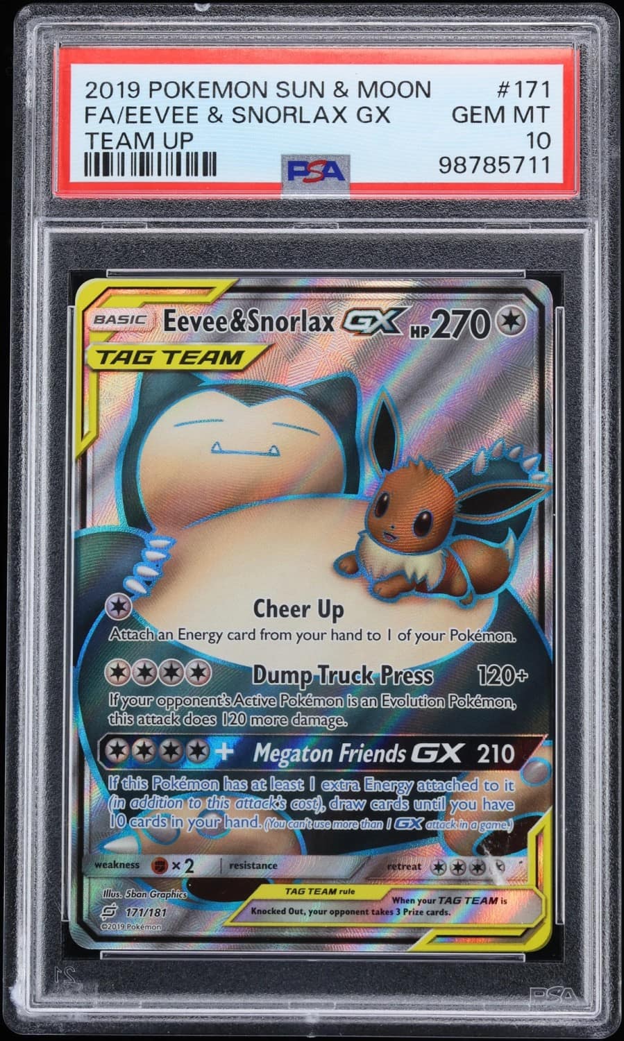 Eevee & Snorlax Gx