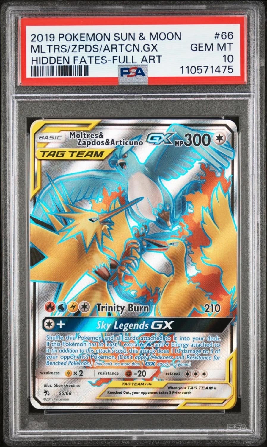 Moltres & Zapdos & Articuno Gx