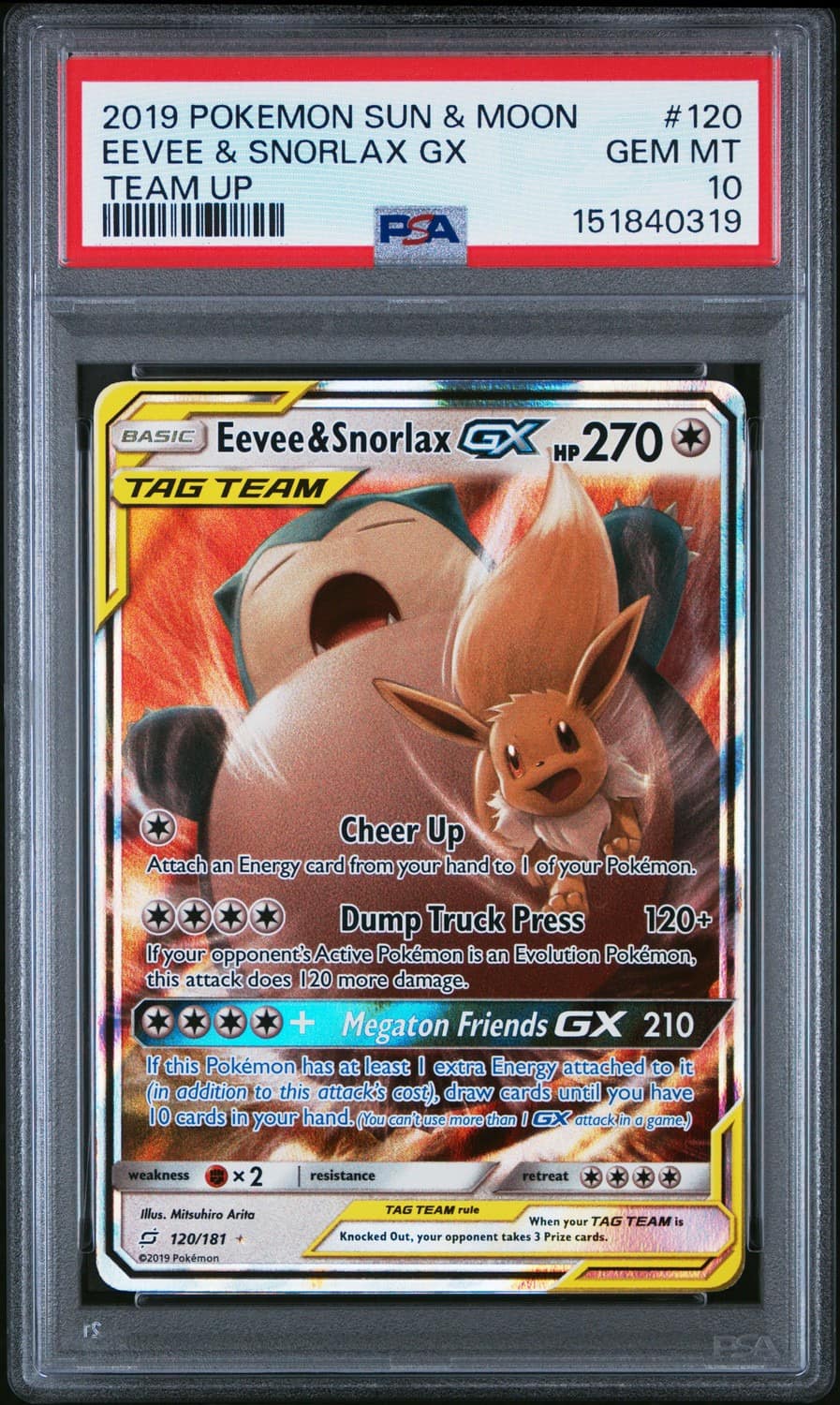 Eevee & Snorlax Gx
