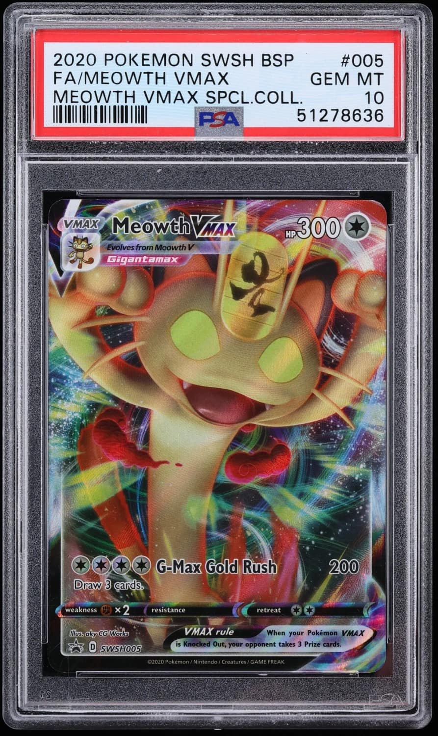 Meowth Vmax