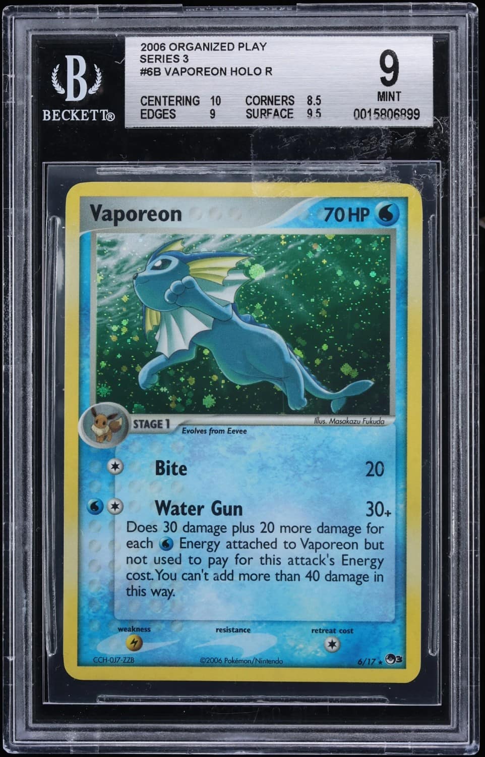 Vaporeon Holo R