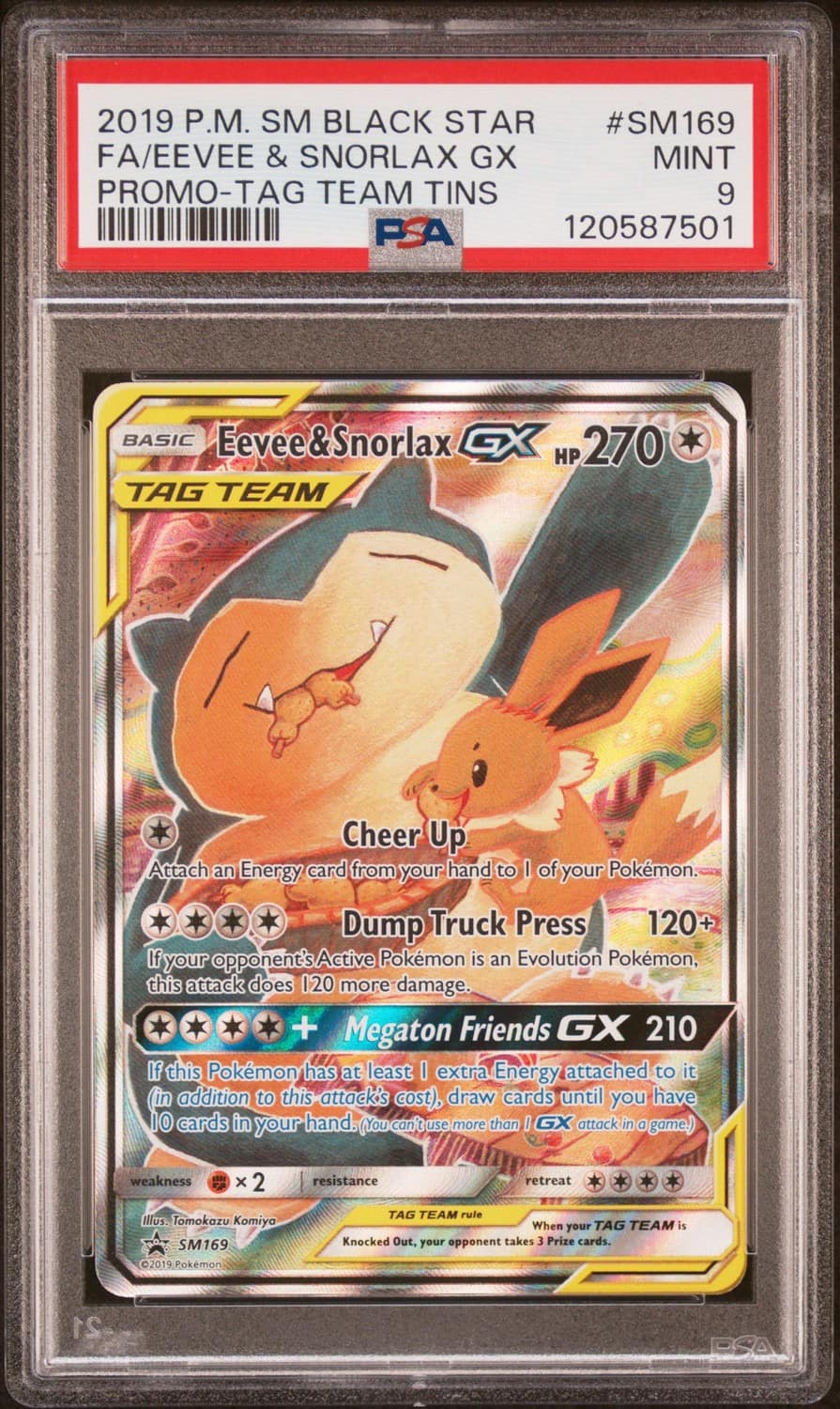 Eevee & Snorlax Gx