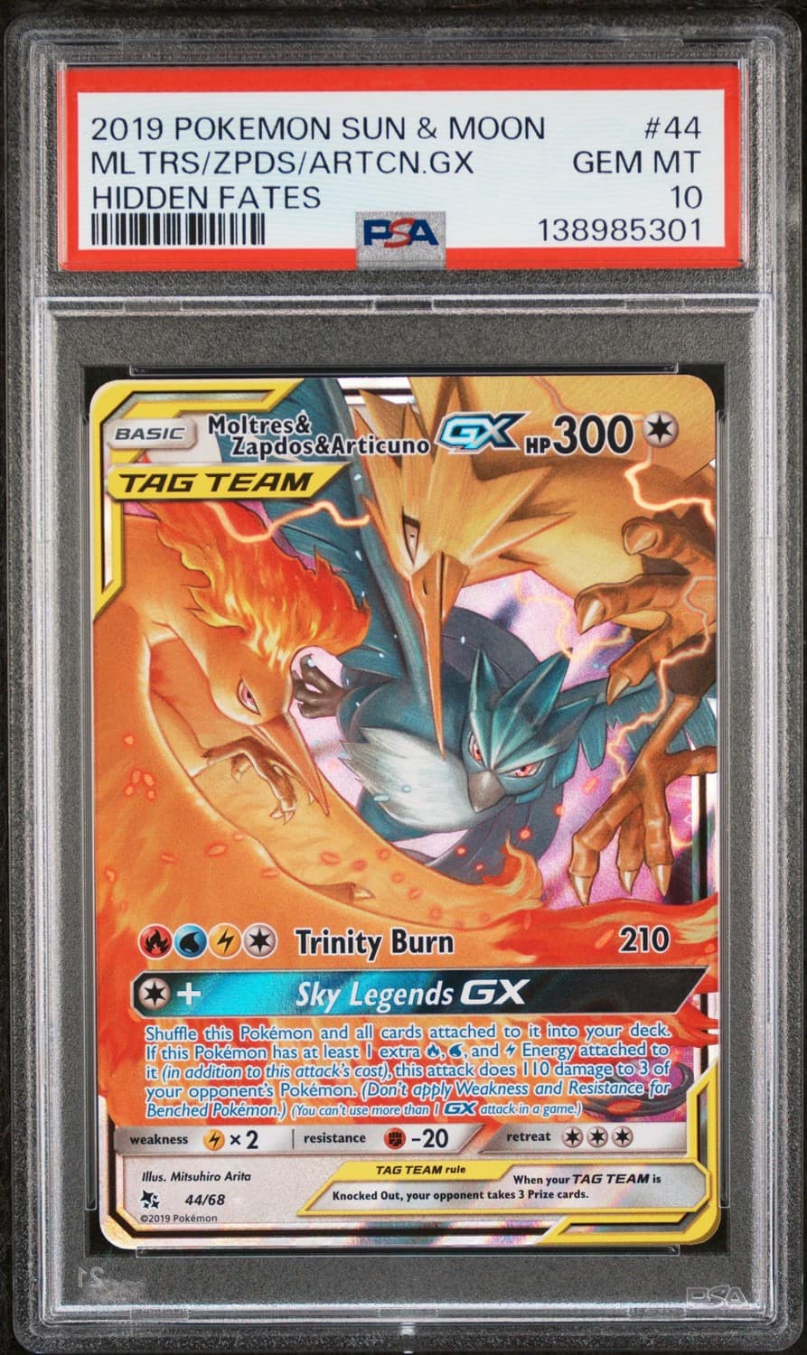Moltres & Zapdos & Articuno Gx