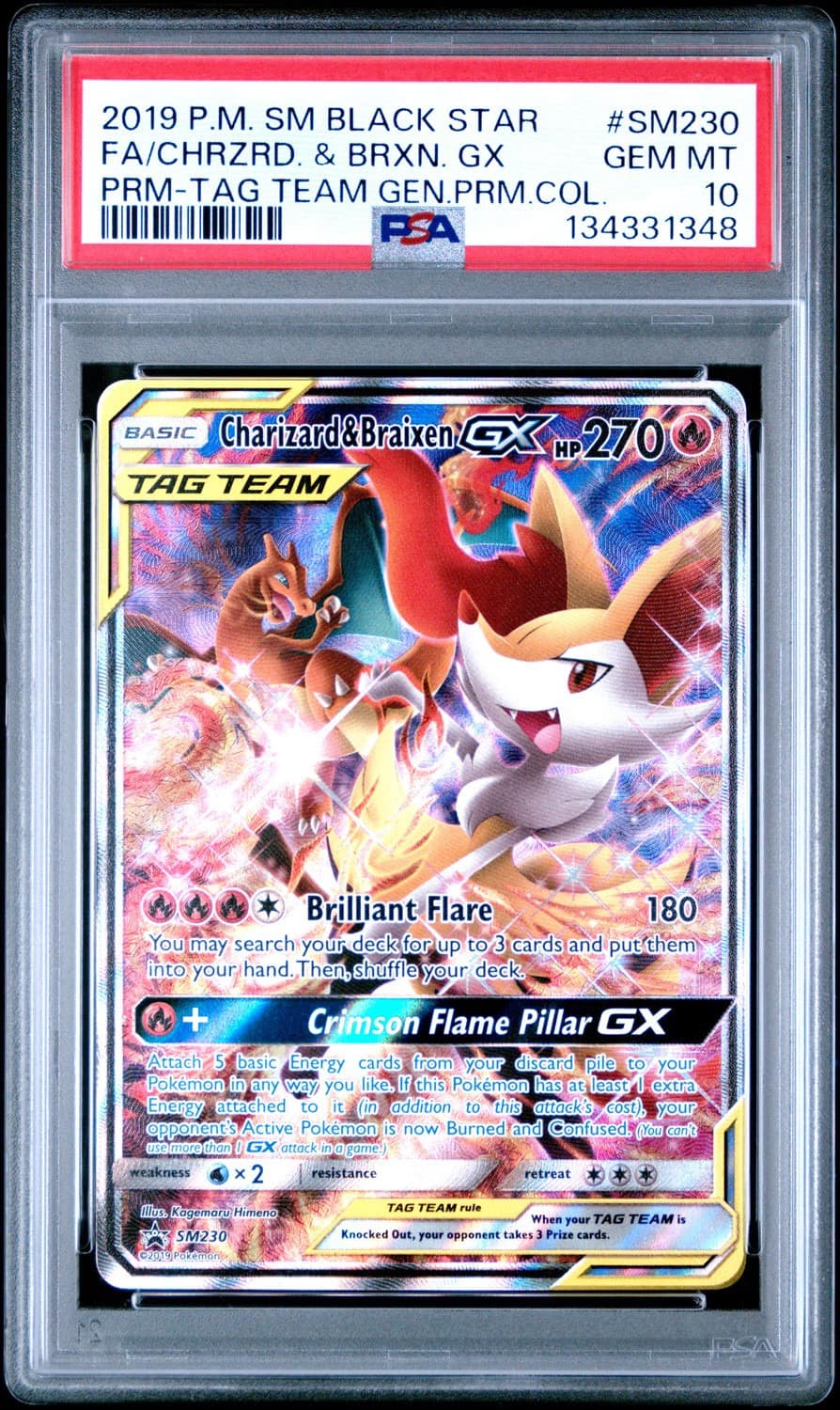 Charizard & Braixen Gx