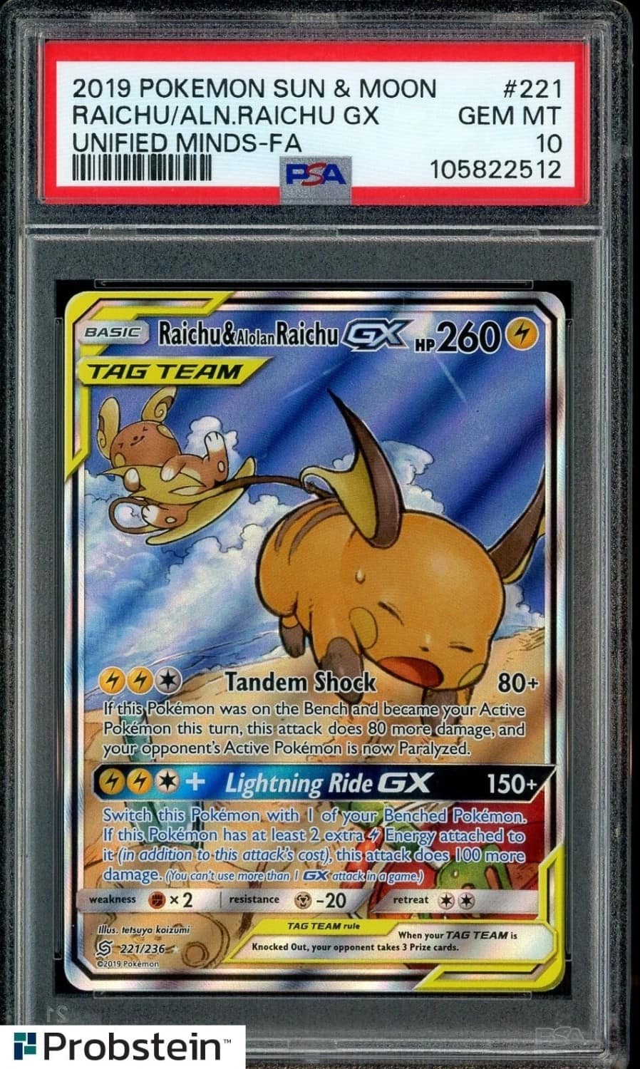 Raichu & Alolan Raichu Gx