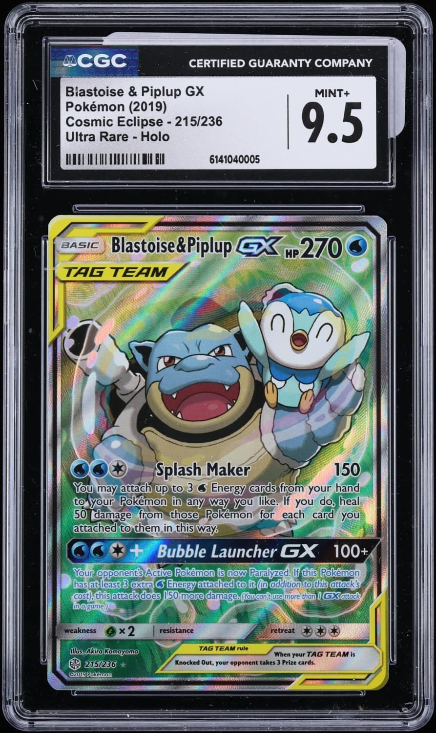 Blastoise & Piplup Gx