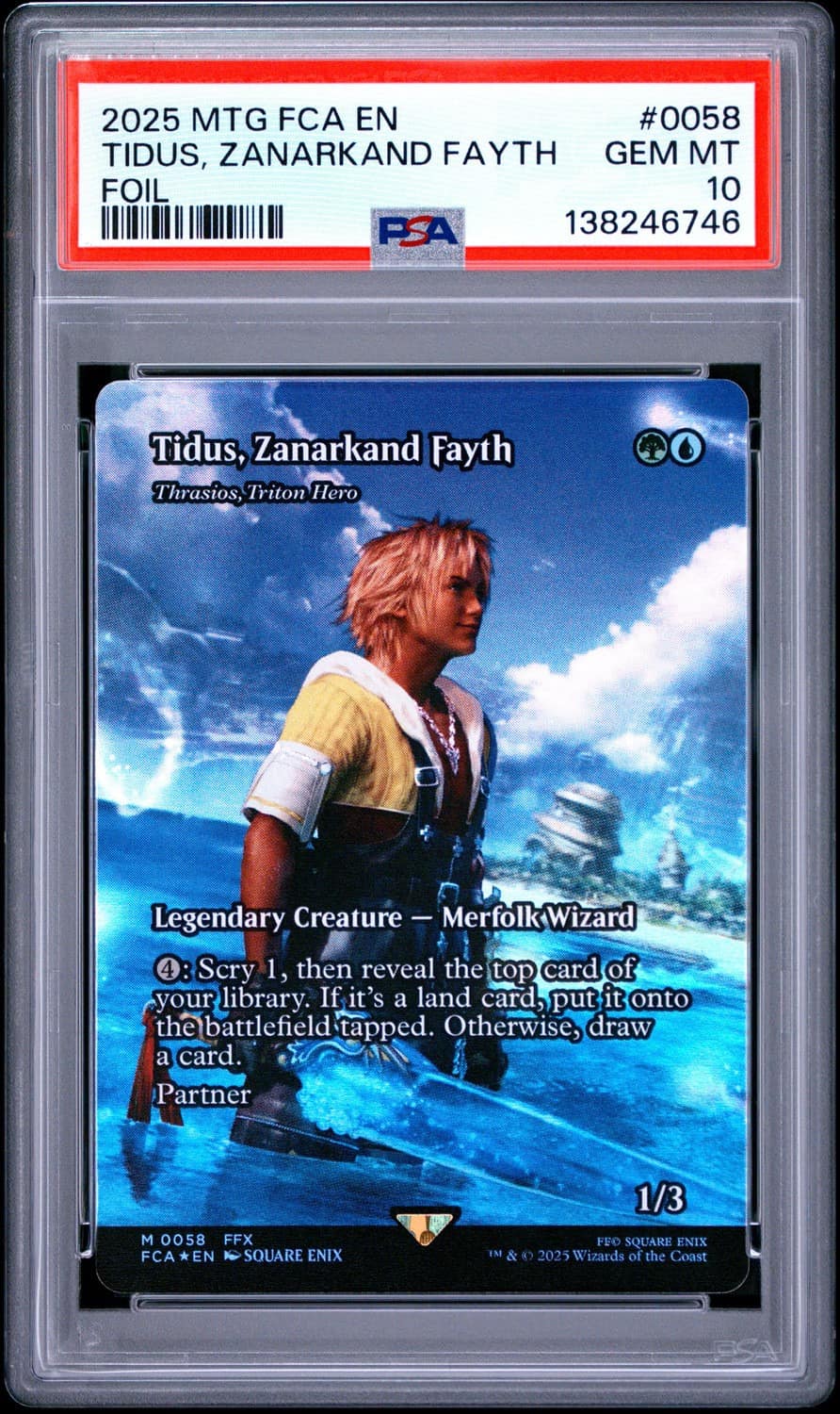 Tidus, Zanarkand Fayth