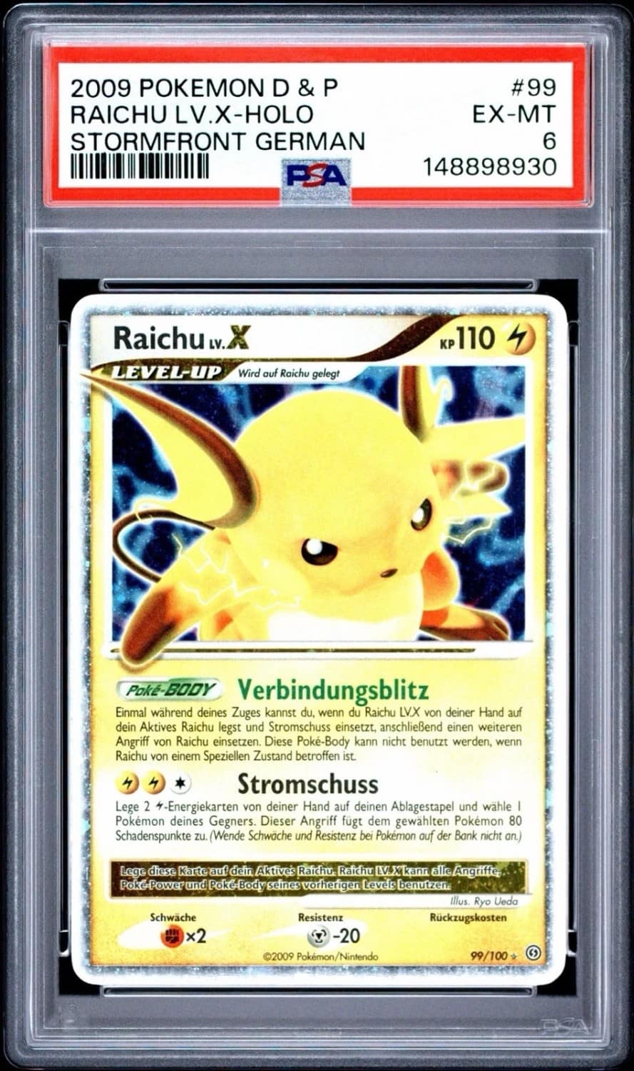 Raichu Lv.x-Holo