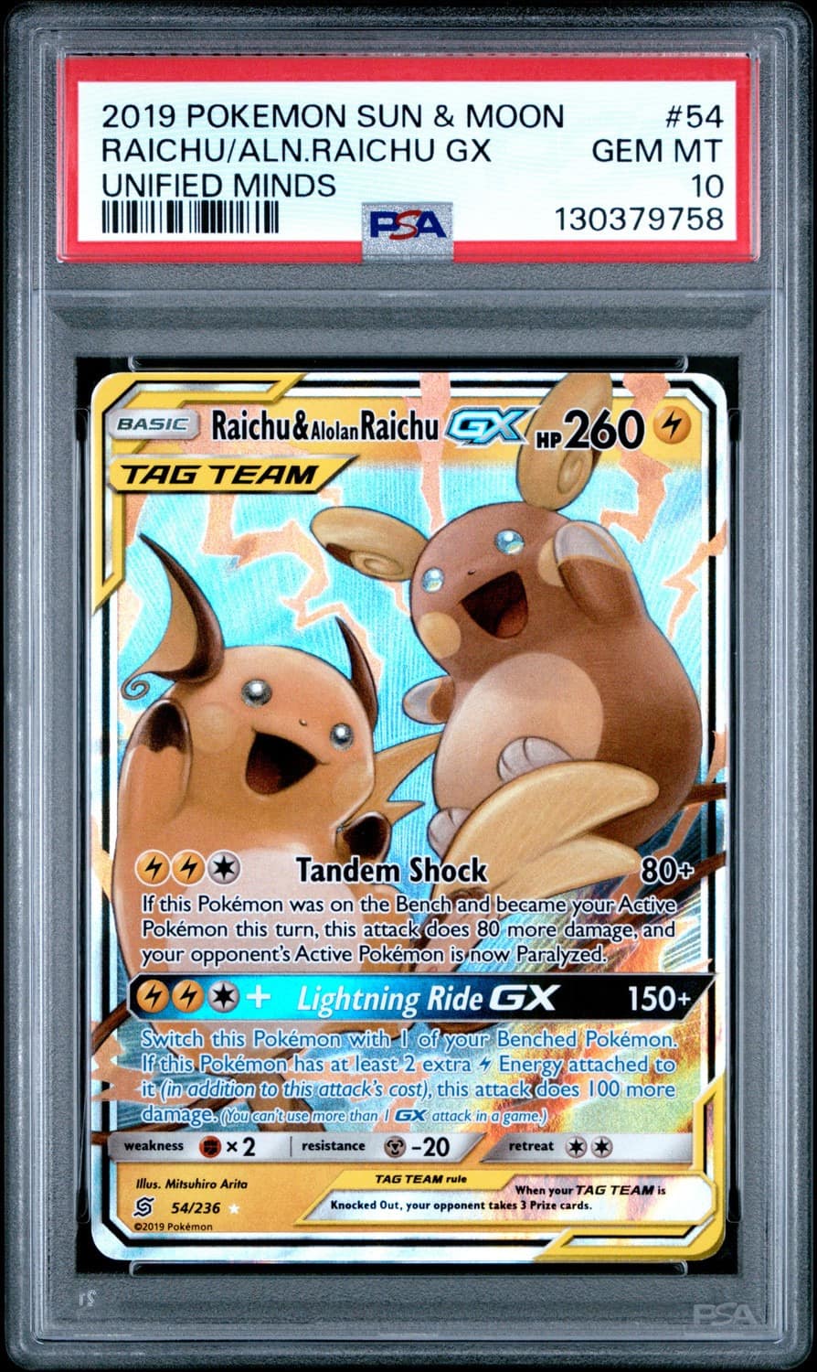 Raichu & Alolan Raichu Gx