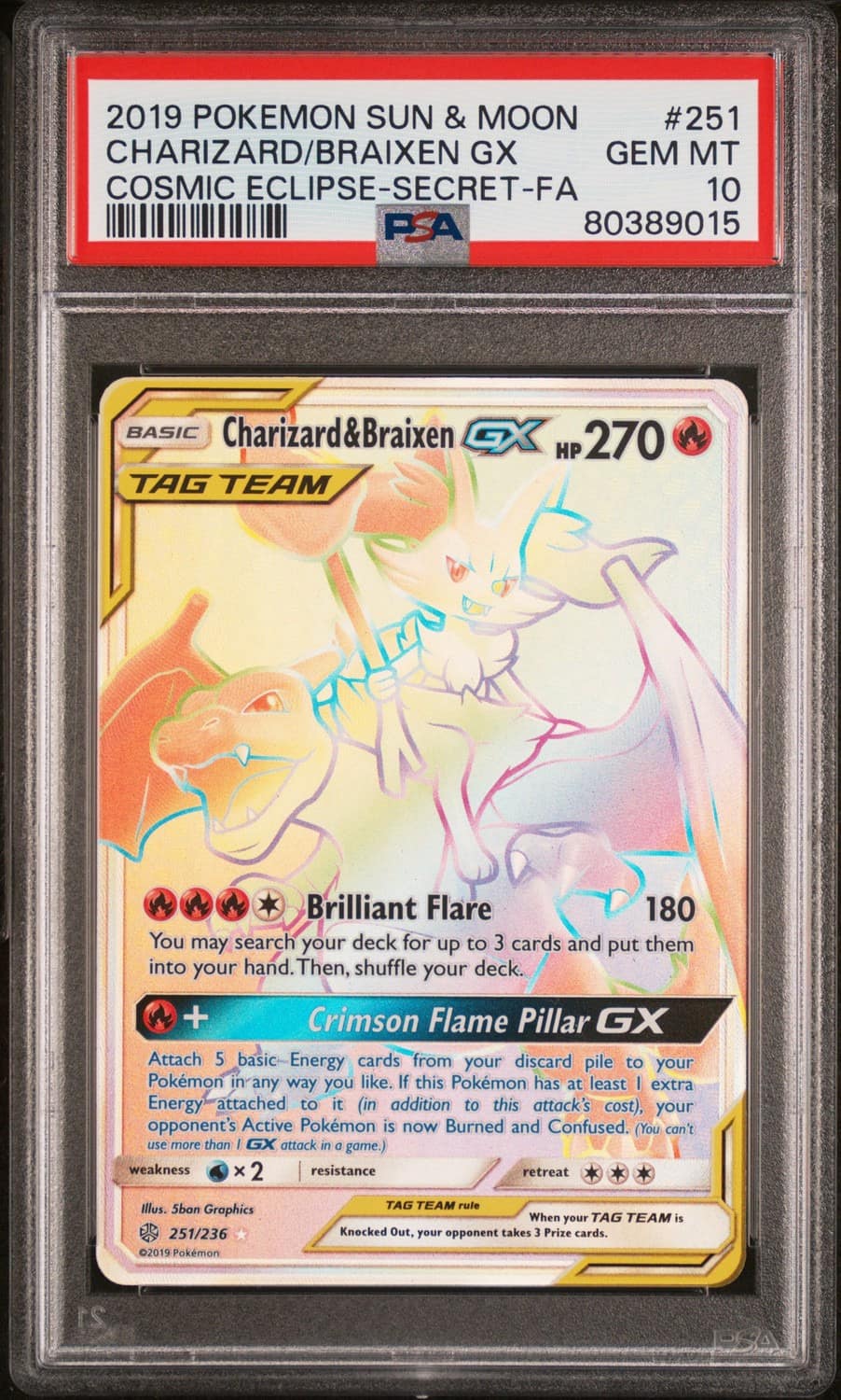 Charizard/braixen Gx