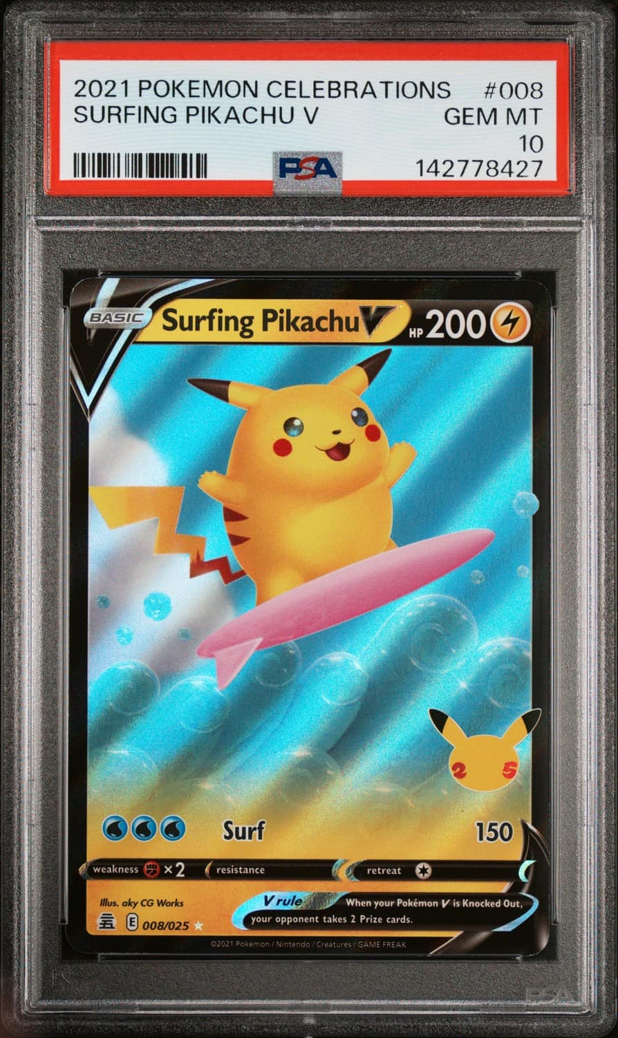 Surfing Pikachu V