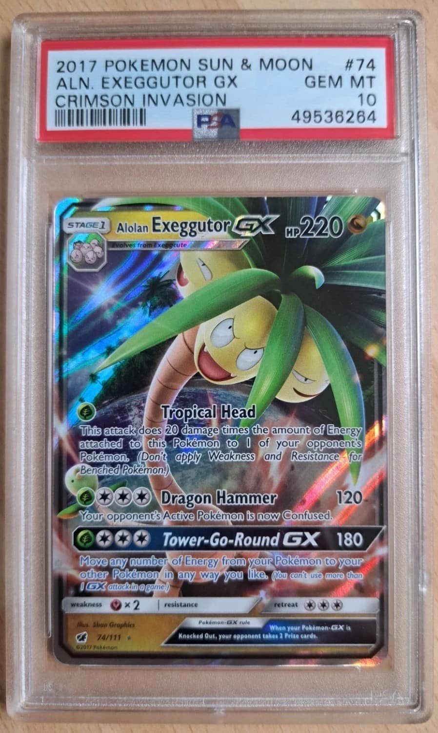Aln. Exeggutor Gx