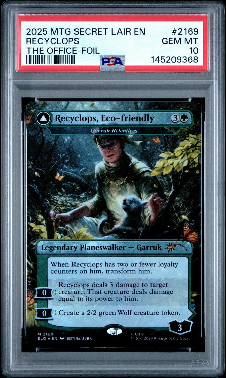 Recyclops, Eco-Friendly (garruk Relentless) // Recyclops, Nature'S Vengeance (garruk, The Veil-Cursed) M