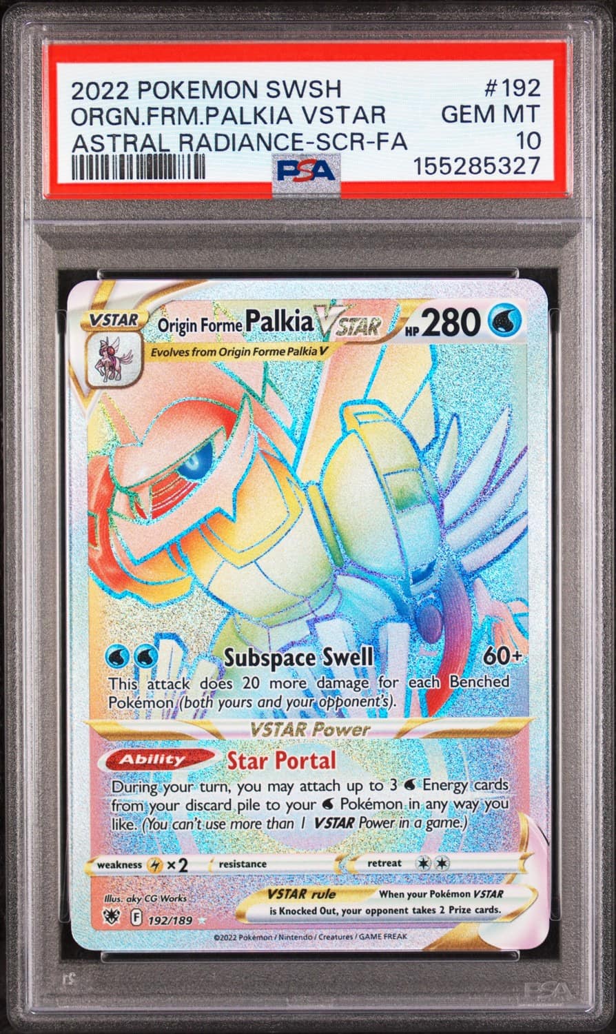 Organic Form Palkia Vstar