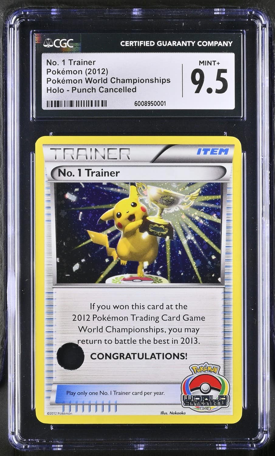 No. 1 Trainer