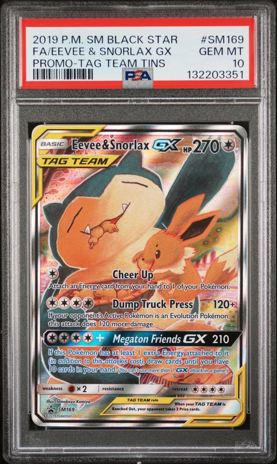 Eevee & Snorlax Gx