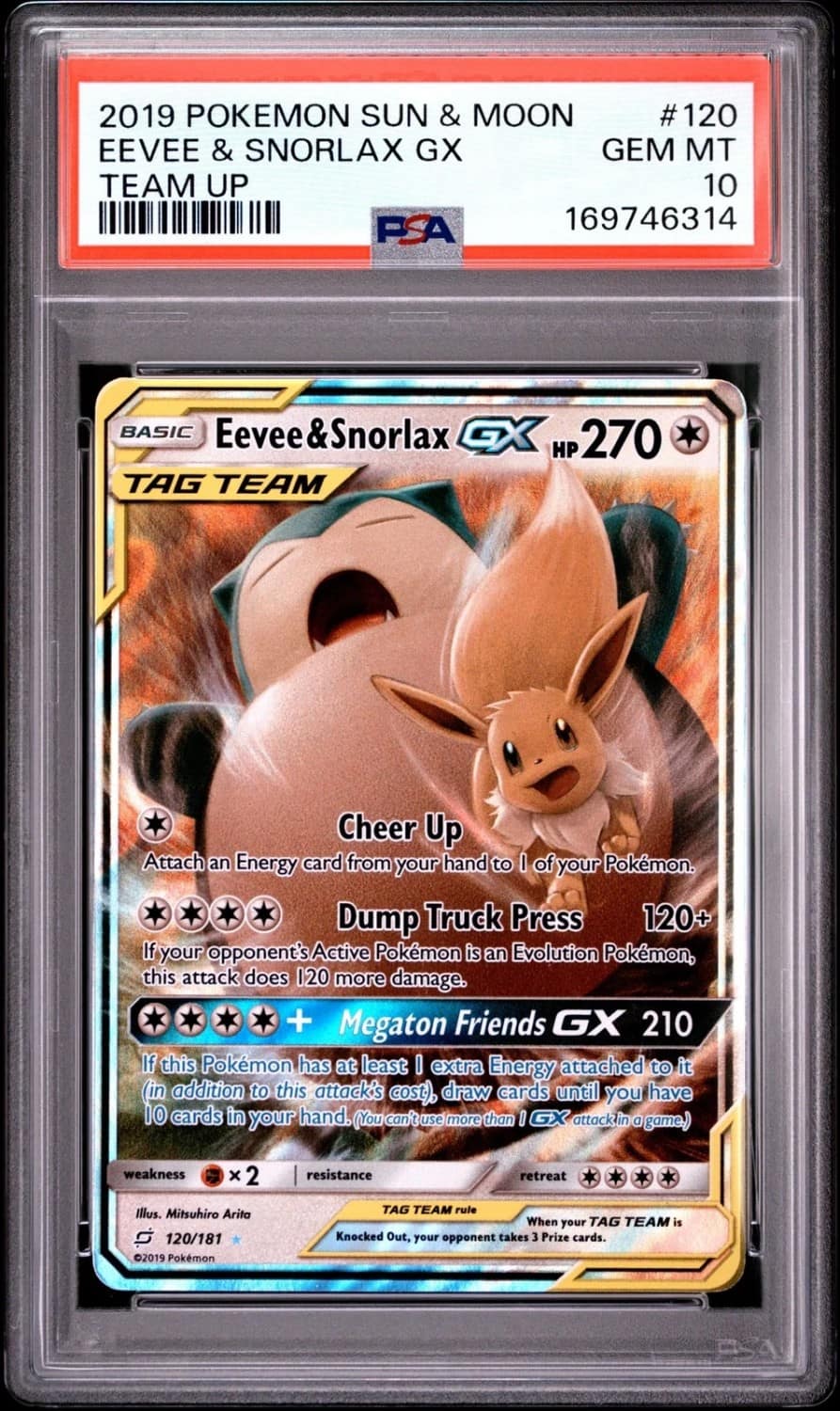 Eevee & Snorlax Gx