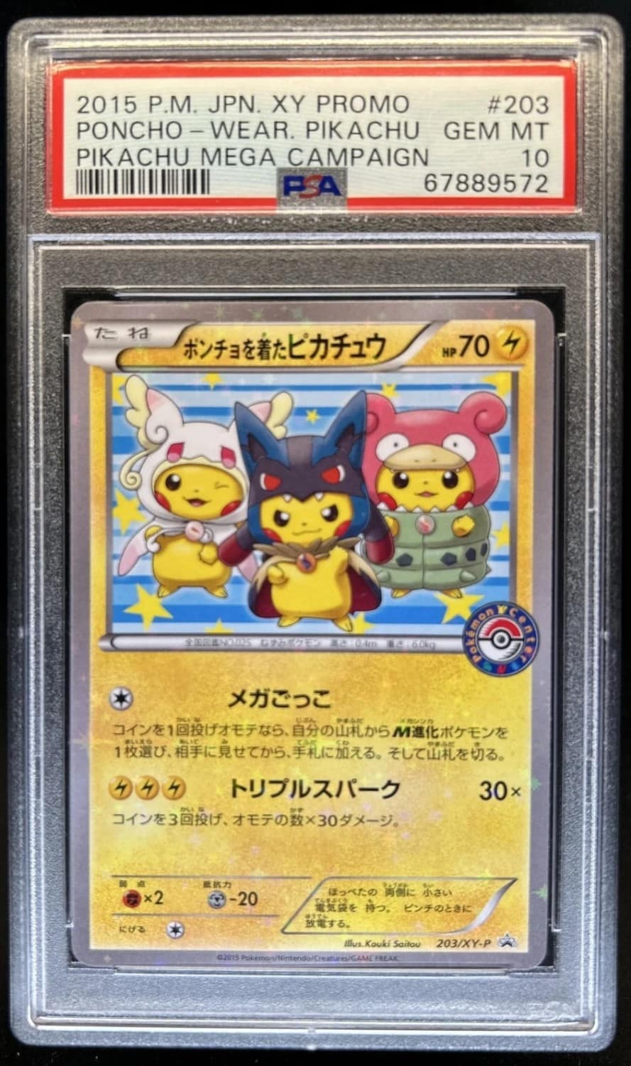 Poncho-Wear Pikachu