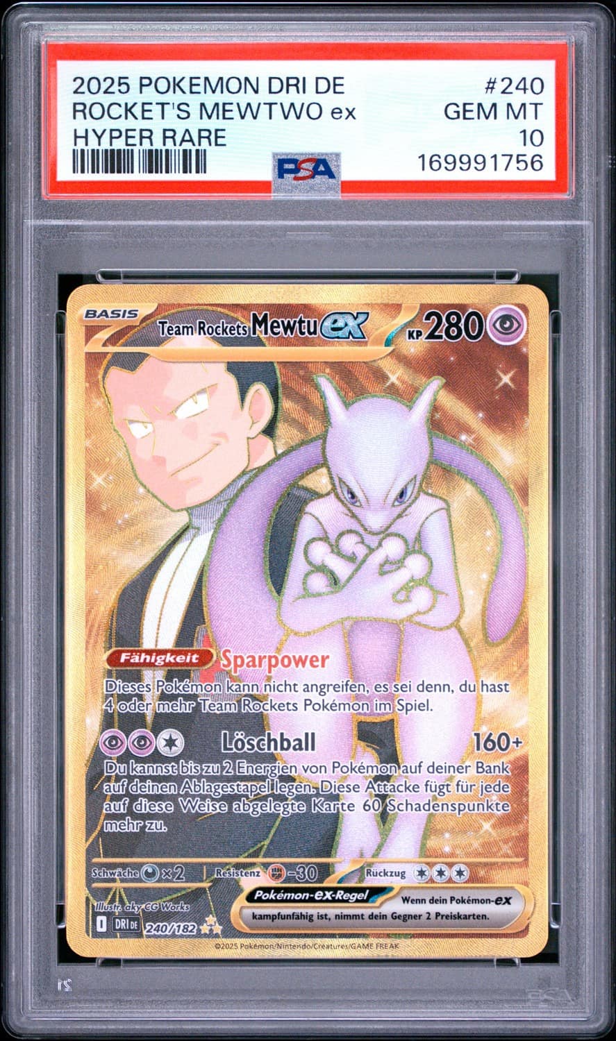 Rocket'S Mewtwo Ex