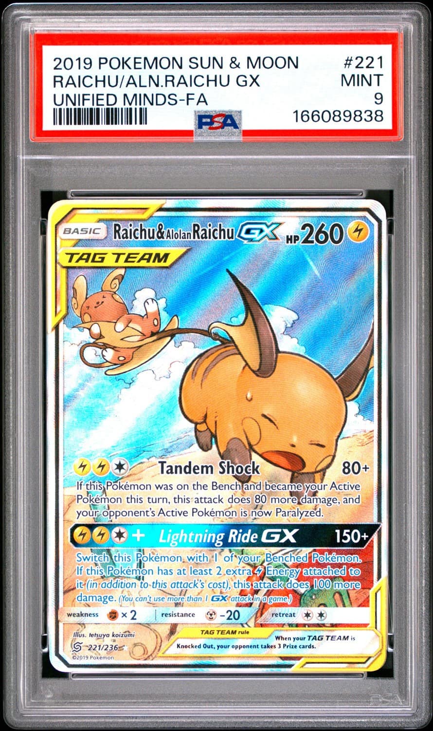 Raichu & Alolan Raichu Gx