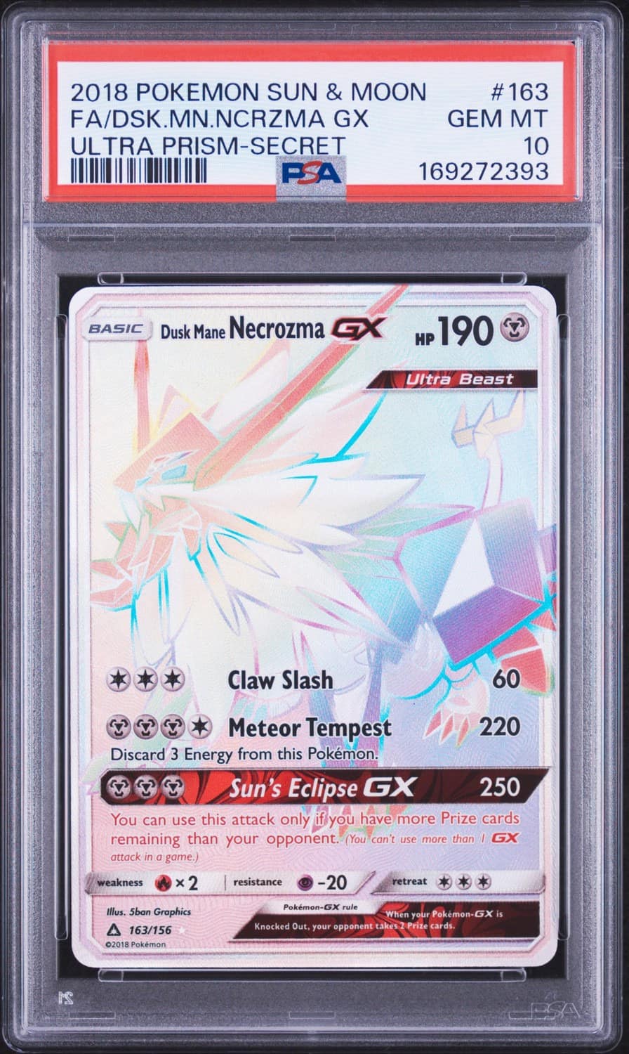 Dusk Mane Necrozma Gx