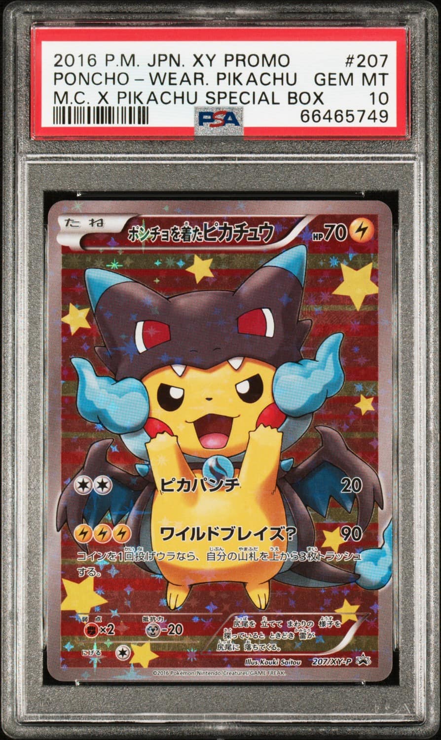 Poncho-Wearing Pikachu