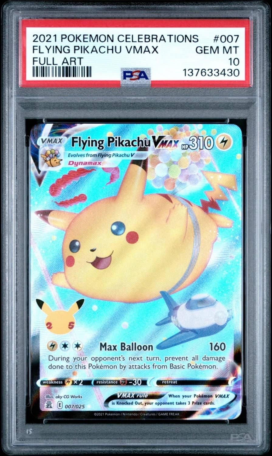 Flying Pikachu Vmax
