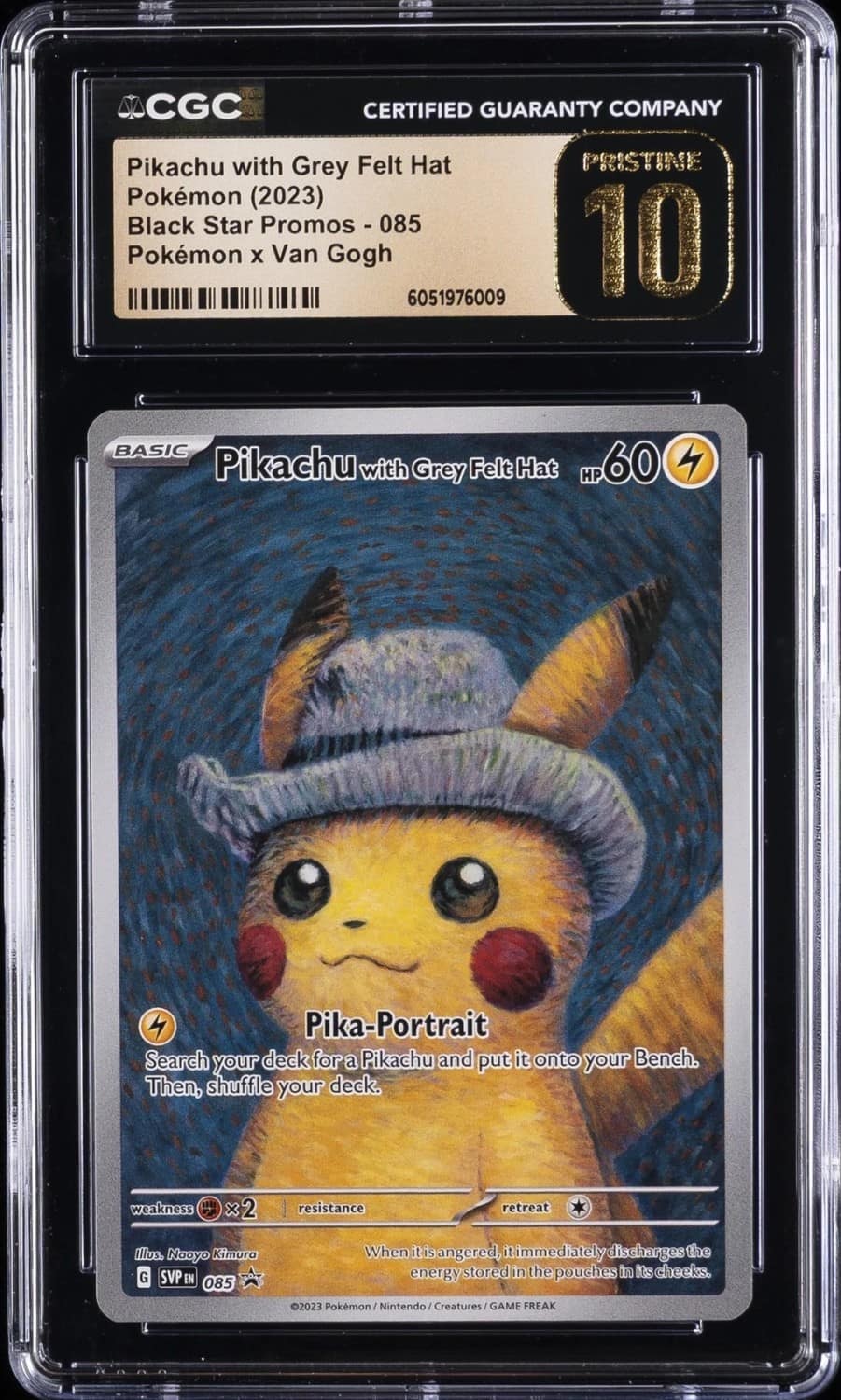 Pikachu/grey Felt Hat