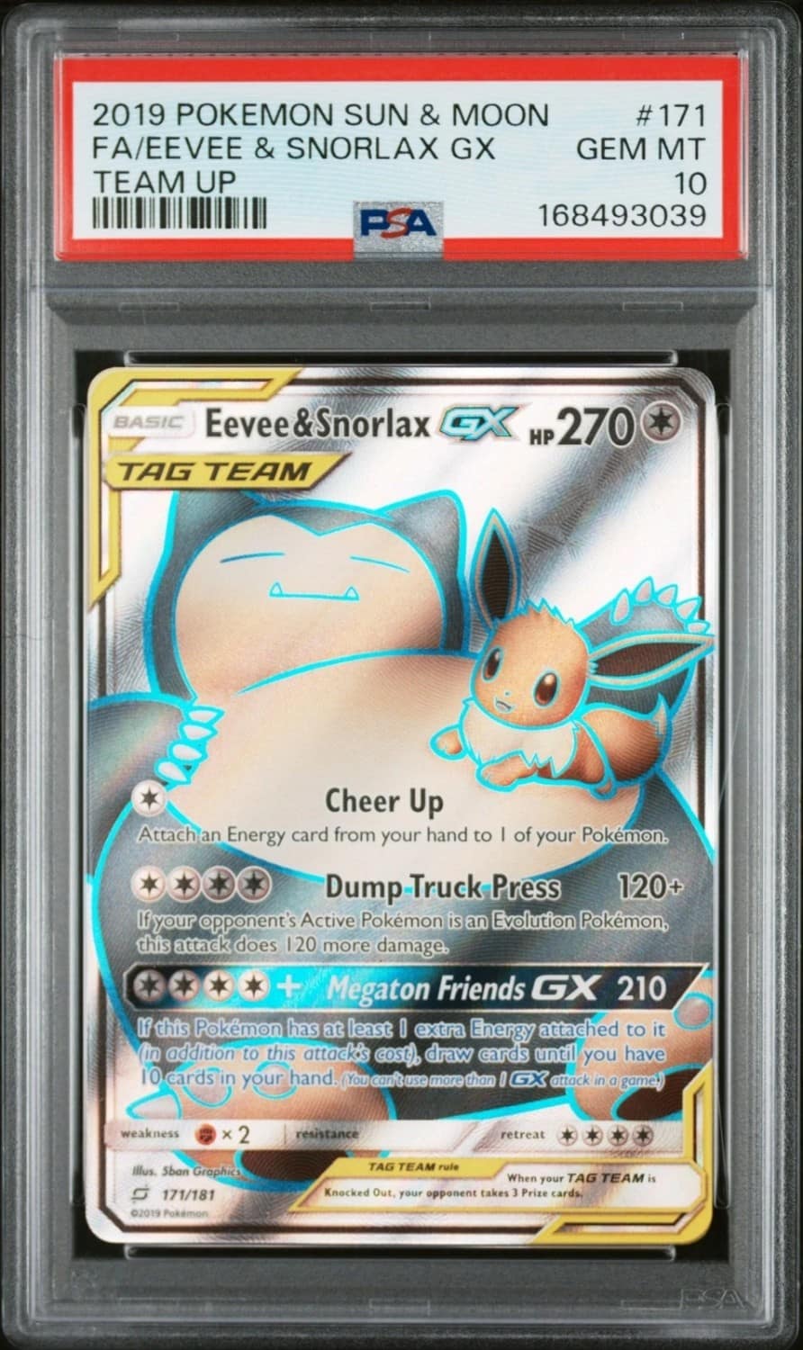 Eevee & Snorlax Gx