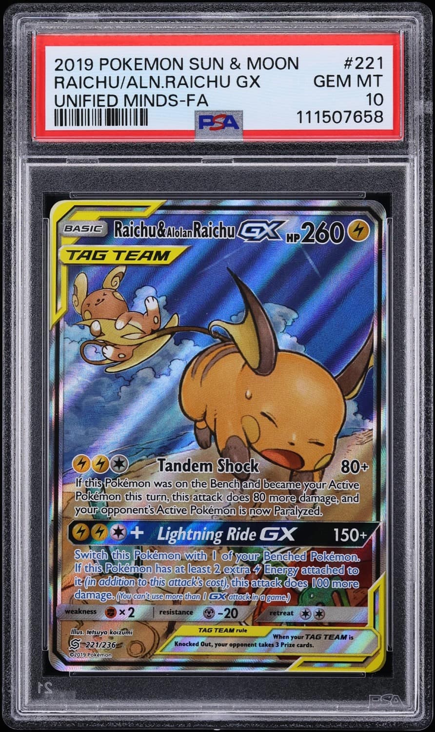 Raichu & Alolan Raichu Gx