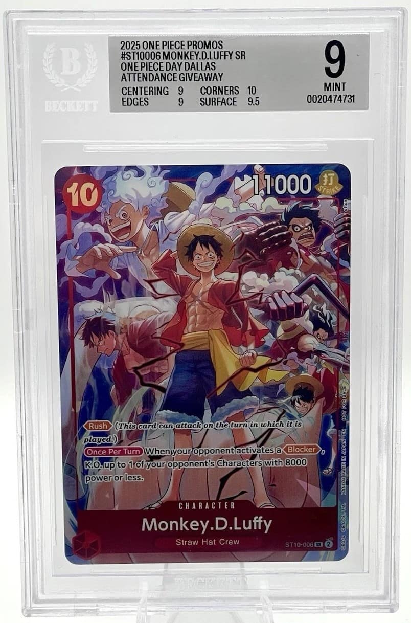 Monkey.d.luffy Sr/(one Piece Day Dallas Attendance Giveaway)