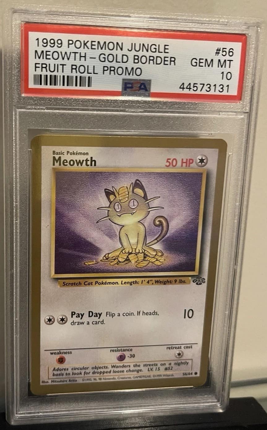 Meowth-Gold Border