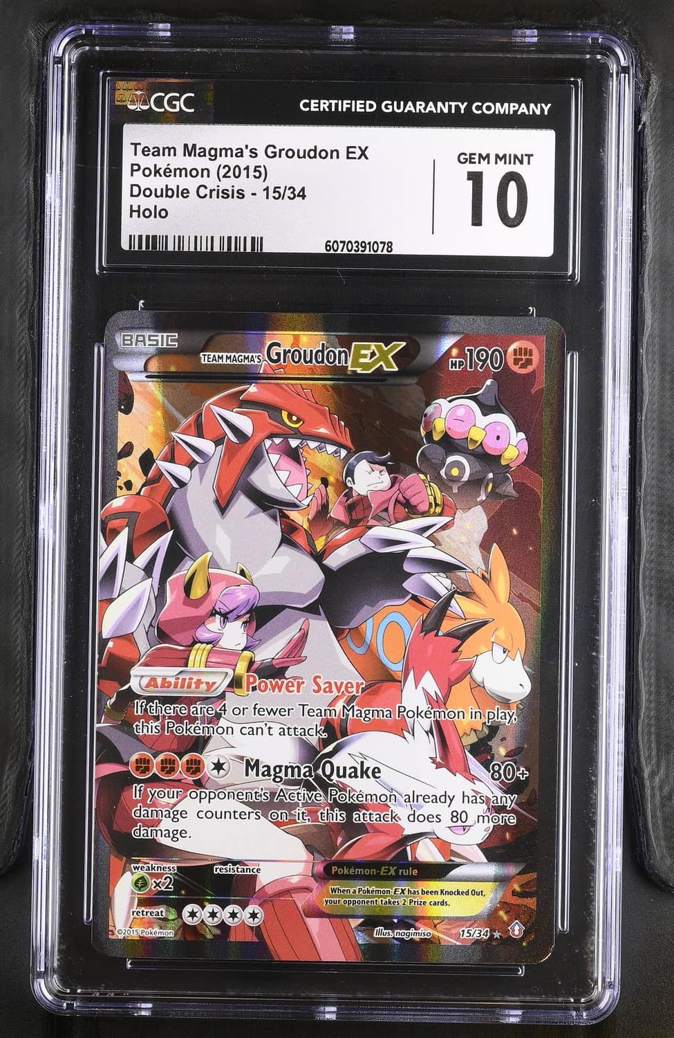 Team Magma'S Groudon Ex