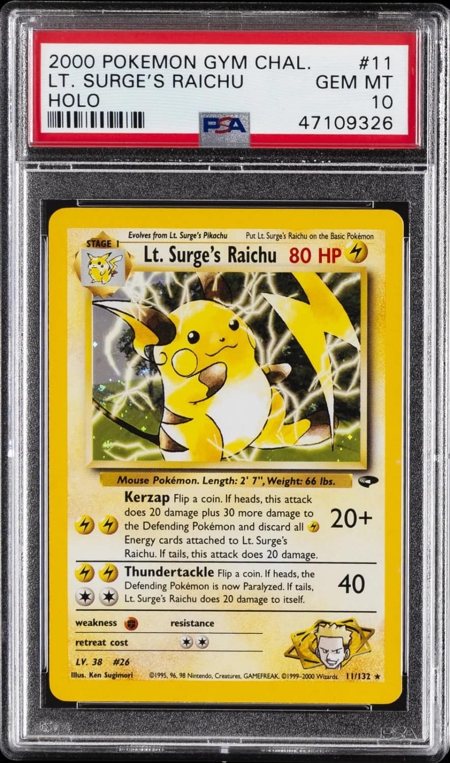 Lt. Surge'S Raichu