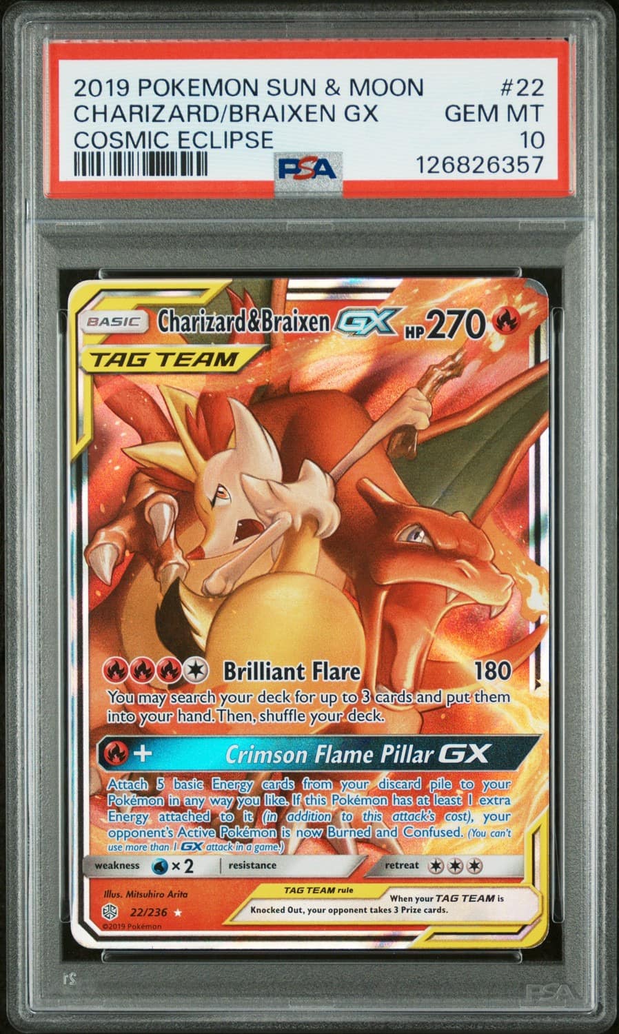 Charizard/braixen Gx