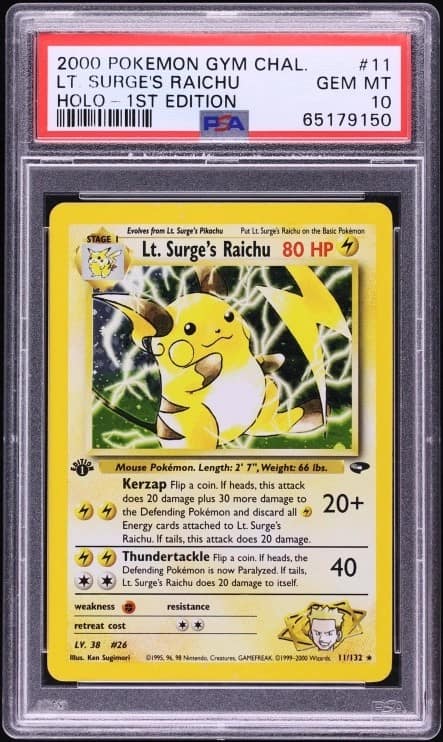 Lt. Surge'S Raichu